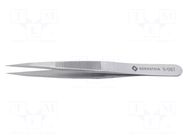 Tweezers; 110mm; Blade tip shape: sharp; universal BERNSTEIN