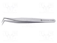 Tweezers; 115mm; Blades: curved; Blade tip shape: sharp; universal BERNSTEIN