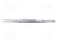 Tweezers; 155mm; Blade tip shape: flat,rounded; universal BERNSTEIN