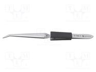 Tweezers; 160mm; Blades: curved; Blade tip shape: sharp; universal BERNSTEIN