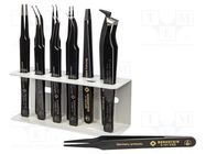 Kit: tweezers; for precision works; ESD; 11pcs. BERNSTEIN