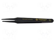 Tweezers; Blade tip shape: flat,rounded; Tweezers len: 120mm BERNSTEIN