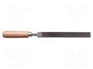 File; flat; wood; 100mm BERNSTEIN