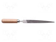 File; triangle; wood; 100mm BERNSTEIN