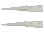 Tip; Blade tip shape: rounded; Type of tweezers: straight; 2pcs. BERNSTEIN