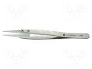 Tweezers; 125mm; Blade tip shape: flat; universal 