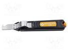 Stripping tool; Øcable: 4÷28mm; Wire: round; Tool length: 185mm BERNSTEIN