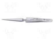 Tweezers; 125mm; Blade tip shape: sharp; universal 