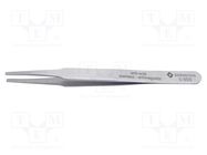 Tweezers; 125mm; Blades: narrowed; Blade tip shape: flat 