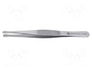 Tweezers; 120mm; Blade tip shape: shovel; universal BERNSTEIN