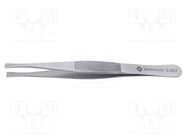 Tweezers; 120mm; Blade tip shape: shovel; universal BERNSTEIN