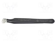 Tweezers; Blade tip shape: for cutting; Tweezers len: 115mm; ESD 