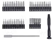 Kit: screwdriver bits; ESD; 44pcs. BERNSTEIN