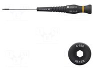 Screwdriver; precision; hex key; HEX 2.5mm; ESD BERNSTEIN