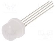 LED; 8mm; RGB; 100°; Front: convex; 2.1÷2.6/2.9÷3.4V; No.of term: 4 OPTOSUPPLY