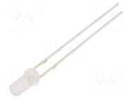 LED; yellow; 3mm; 68÷100mcd; 140°; Front: flat; 1.8÷2.6VDC OPTOSUPPLY