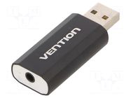 PC extension card: sound; PnP; black; aluminium; Support: CTIA VENTION
