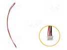 Cable; PIN: 4; MOLEX; Contacts ph: 1.25mm; L: 150mm Riverdi