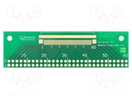 Adapter; pin strips,ZIF FFC; Features: ZIF 60pin socket Riverdi