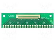 Adapter; pin strips,ZIF FFC; Features: ZIF 60pin socket Riverdi