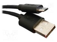 USB cable; Micro USB,USB 2.0; 800mm; Communication: USB Riverdi
