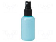 Cleanroom acces: dosing bottles; 59ml; dissipative; polyurethane ANTISTAT