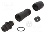 Connector: circular; plug; 620; female; PIN: 4; 125V; unshielded BINDER