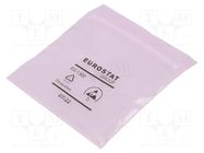 Protection bag; ESD; L: 80mm; W: 76mm; Thk: 90um; Closing: self-seal EUROSTAT GROUP