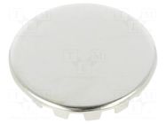 Stopper; H: 7.5mm; Flange dia: 27mm; Wall thick: 1.6÷2.3mm; steel KEYSTONE