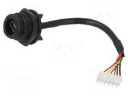 Cable; USB mini Buccaneer; 6pin socket,USB AB mini socket; IP68 BULGIN