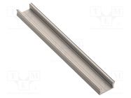 Profiles for LED modules; champagne; 1m; GLAX MINI; aluminium 