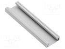 Profiles for LED modules; silver; 1m; GLAX; aluminium; surface GTV Poland