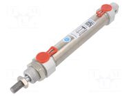 Round cylinder; Piston diam: 25mm; Piston stroke: 100mm; 1÷10bar PNEUMAT