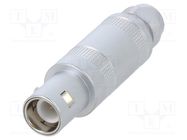 Connector: coaxial; 1S; plug; male; soldering; for cable; 10A; IP50 LEMO