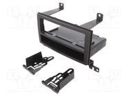 Radio frame; Hyundai; 1 DIN; matt black 