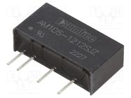 Converter: DC/DC; 1W; Uin: 10.8÷13.2V; Uout: 12VDC; Iout: 83mA; SIP7 AIMTEC