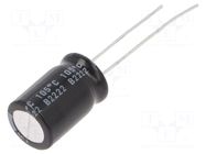 Capacitor: electrolytic; low ESR; THT; 470uF; 25VDC; Ø10x16mm; ±20% NICHICON