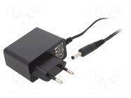 Power supply: switching; mains,plug-in; 5VDC; 2A; 10W; Out: 4,0/1,7 POS