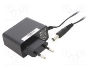 Power supply: switched-mode; mains,plug; 12VDC; 0.5A; 6W; Plug: EU POS