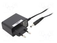 Power supply: switching; mains,plug-in; 12VDC; 0.5A; 6W; 78.88% POS