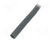 Protective tube; Size: 10; polyamide 6; grey; -40÷120°C; UL94V-2 HELUKABEL