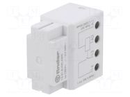 Relay: installation; impulse; NO; Ucoil: 230VAC; in mounting box FINDER