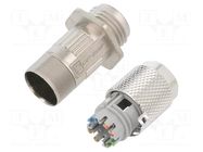 Connector: M12; plug; PIN: 8; female; X code-ProfiNET; IDC; IP67 LAPP