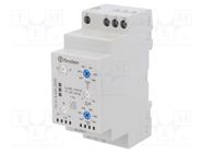 Voltage monitoring relay; for DIN rail mounting; SPDT; 0.5÷60s FINDER