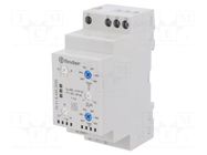 Voltage monitoring relay; for DIN rail mounting; SPDT; 0.5÷60s FINDER