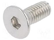 Screw; M4x10; 0.7; Head: countersunk; hex key; HEX 2.5mm; DIN 7991 KRAFTBERG