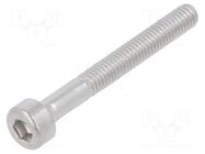 Screw; M3x25; 0.5; Head: cheese head; hex key; HEX 2.5mm; DIN 912 KRAFTBERG