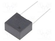 Capacitor: polypropylene; 0.33uF; 10x16x18mm; THT; ±10%; 25mm KEMET