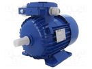 Motor: AC; 1-phase; 0.75kW; 230VAC; 2800rpm; 2.56Nm; IP54; 5A; arms BESEL