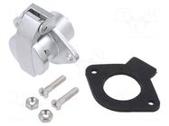 Connector: circular; socket; male; PIN: 10; IP67; WY16; 5A; 400V WEIPU